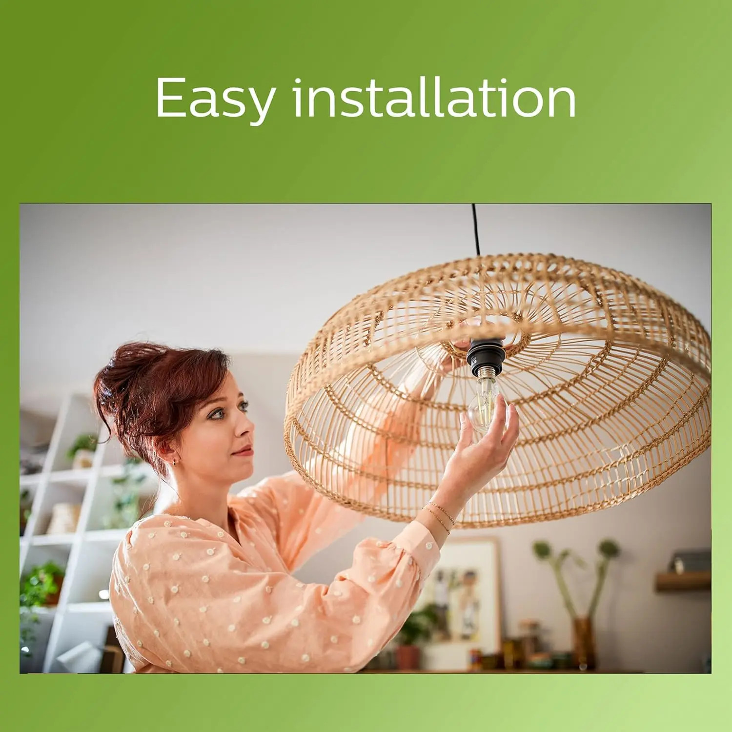 Philips LED Filament E27 Bulb 2.5W 4W Clear A60 Lamp Glass LED 3000K 4000K 6500K